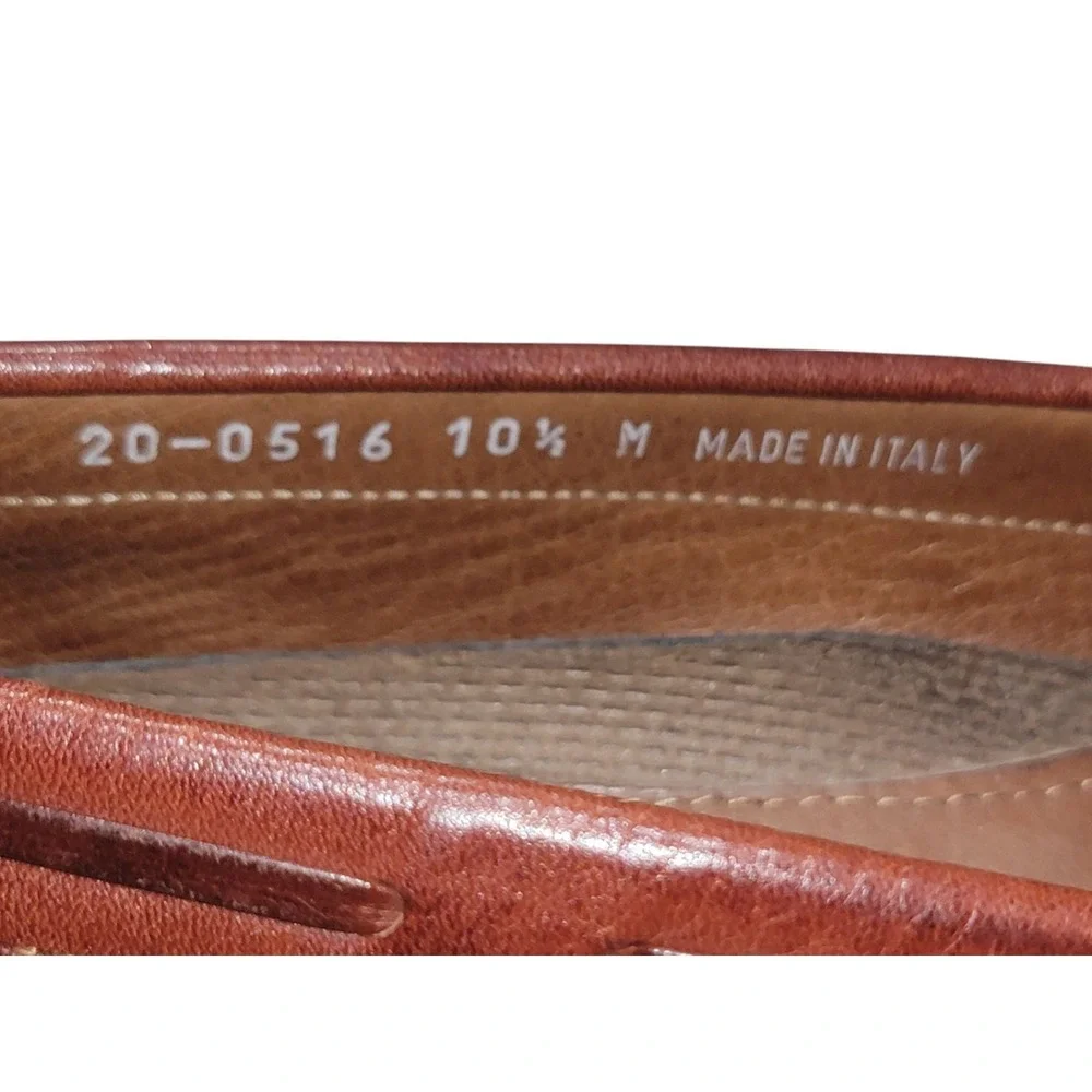 Johnston & Murphy Handcrafted Tassel Loafers Men's Shoes Leather 10.5 M Italy‎
